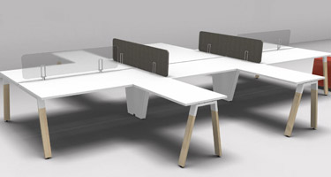 Endow Wood desks product line